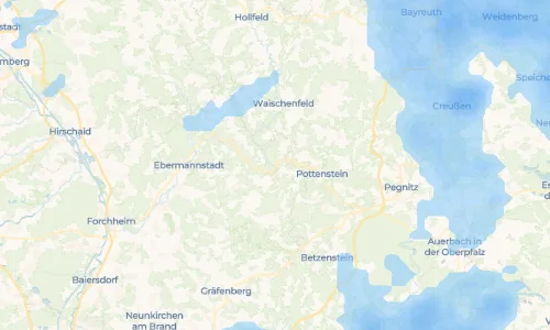 Regenradar Vorschaubild - Aktuelle Niederschläge in Behringersmühle und Umgebung