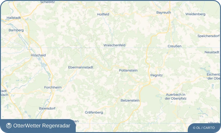 Widget-Vorschau für Behringersmühle Wetter-Widget-Vorschau mit Vorhersagedaten für Behringersmühle