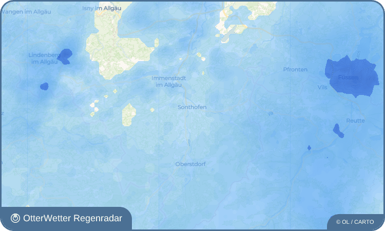 OtterWetter Regenradar-Widget Beilenberg
