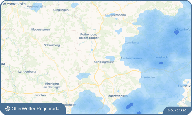 OtterWetter Regenradar-Widget Bellershausen