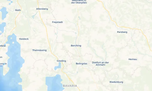 Regenradar Vorschaubild - Aktuelle Niederschläge in Berching und Umgebung