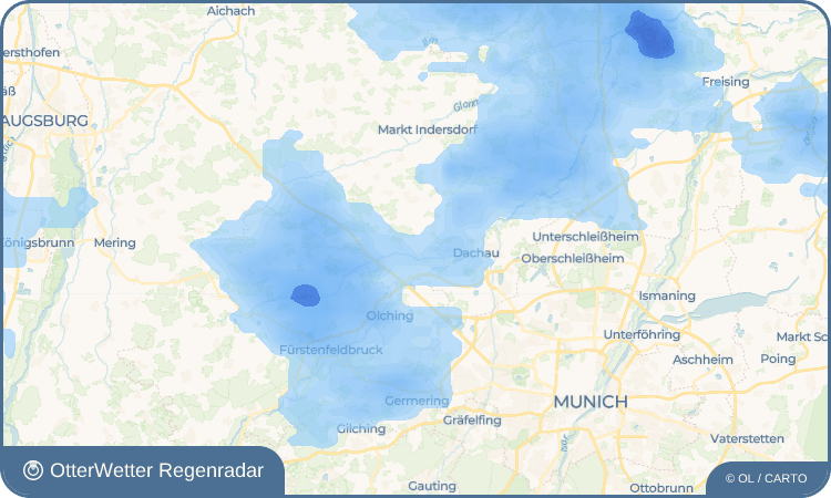 OtterWetter Regenradar-Widget Bergkirchen