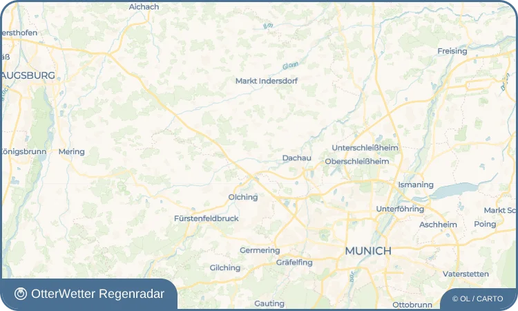 Wetter-Widget-Vorschau mit Vorhersagedaten für Bergkirchen