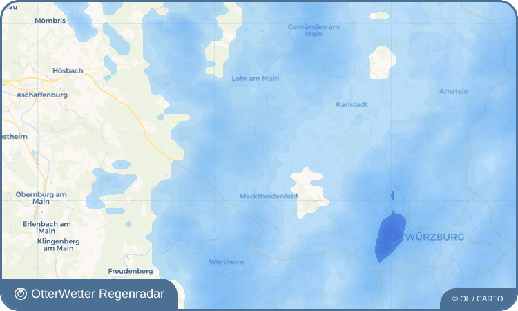 Wetter-Widget-Vorschau mit Vorhersagedaten für Bergrothenfels
