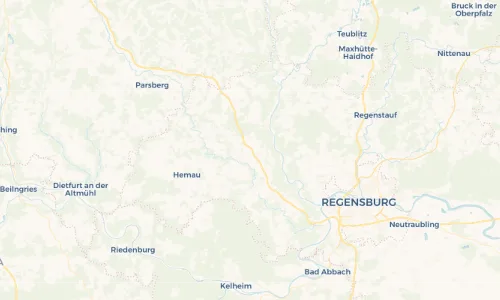 Regenradar Vorschaubild - Aktuelle Niederschläge in Bergstetten und Umgebung