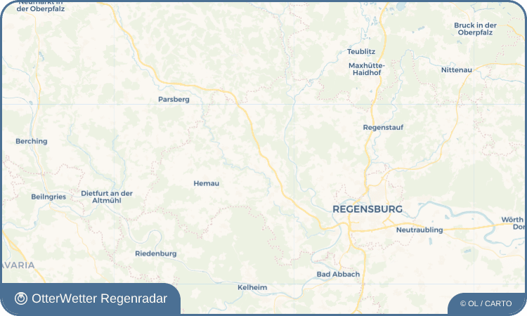 OtterWetter Regenradar-Widget Bergstetten