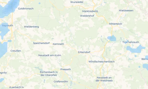 Regenradar-Vorschau: aktuelle Niederschläge in Beringersreuth und Umgebung