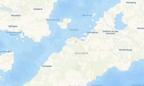 Regenradar Vorschaubild - Aktuelle Niederschläge in Berletzhausen und Umgebung