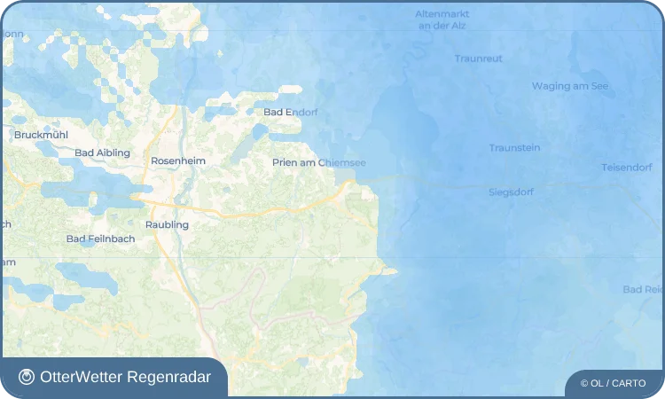 Wetter-Widget-Vorschau mit Vorhersagedaten für Bernau am Chiemsee