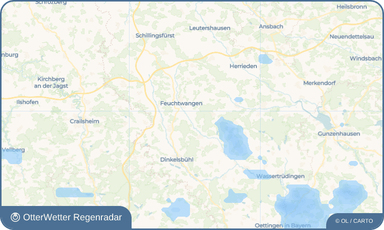 OtterWetter Regenradar-Widget Bernau