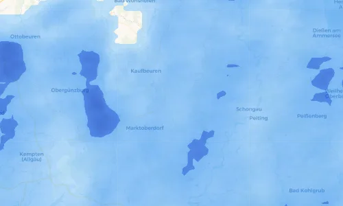 Regenradar Vorschaubild - Aktuelle Niederschläge in Bernbach und Umgebung