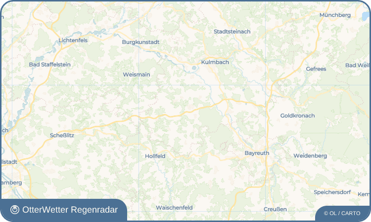OtterWetter Regenradar-Widget Berndorf