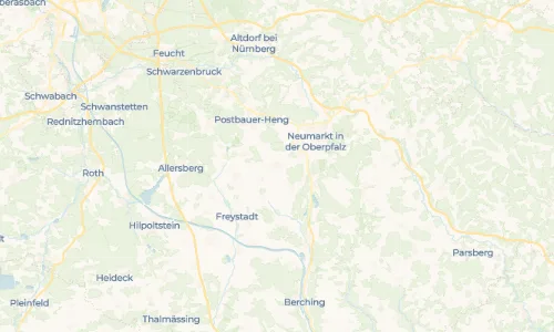 Regenradar Vorschaubild - Aktuelle Niederschläge in Berngau und Umgebung