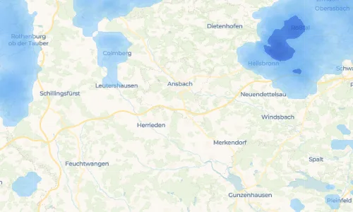 Regenradar Bernhardswinden: aktuelle Niederschläge in Bernhardswinden und Umgebung, Stand 28. Oktober 2026 um 6:40 Uhr