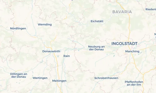 Regenradar Vorschaubild - Aktuelle Niederschläge in Bertoldsheim und Umgebung