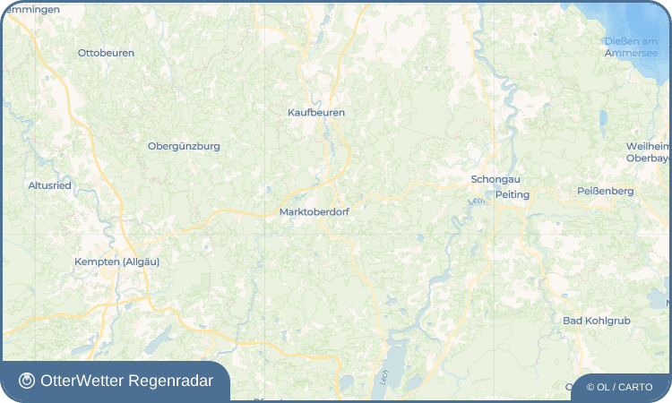 OtterWetter Regenradar-Widget Bertoldshofen