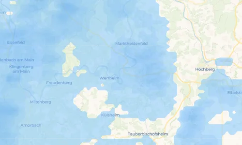 Regenradar-Vorschau: aktuelle Niederschläge in Bettingen und Umgebung