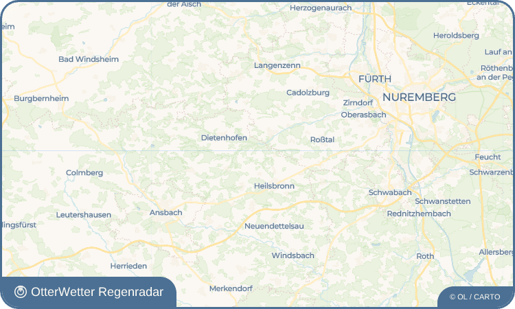 OtterWetter Regenradar-Widget Betzendorf