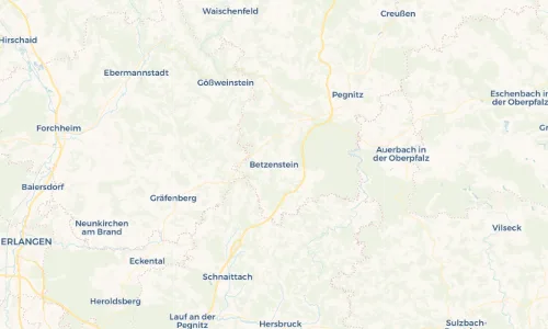 Regenradar-Vorschau: aktuelle Niederschläge in Betzenstein und Umgebung