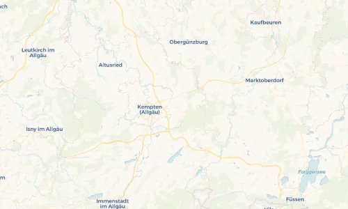Regenradar Vorschaubild - Aktuelle Niederschläge in Betzigau und Umgebung