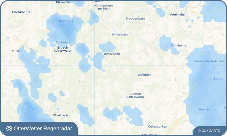 Wetter-Widget-Vorschau mit Vorhersagedaten für Beuchen