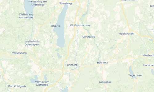 Regenradar Vorschaubild - Aktuelle Niederschläge in Beuerberg und Umgebung