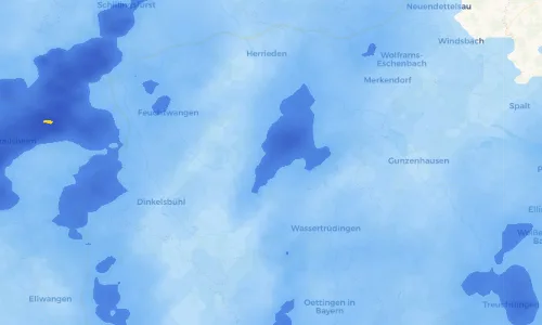 Regenradar Vorschaubild - Aktuelle Niederschläge in Beyerberg und Umgebung