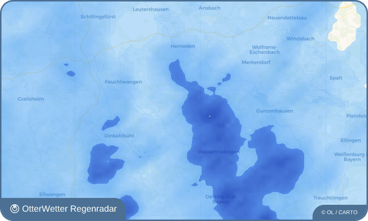 Wetter-Widget-Vorschau mit Vorhersagedaten für Beyerberg