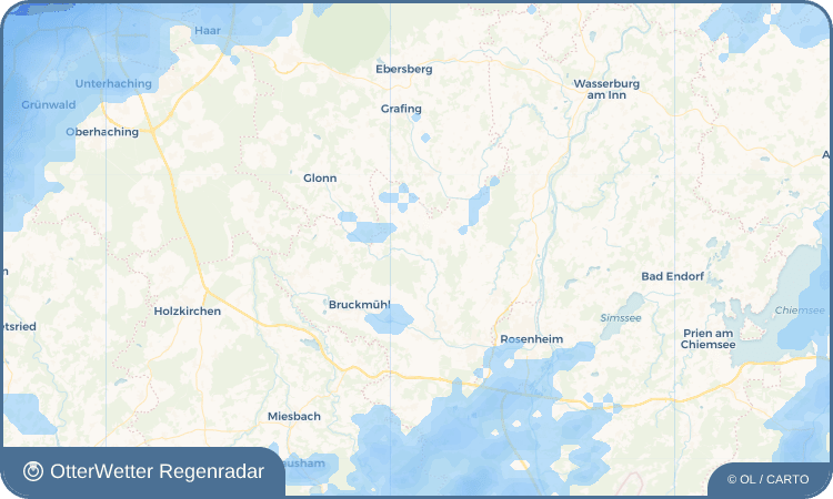 OtterWetter Regenradar-Widget Beyharting