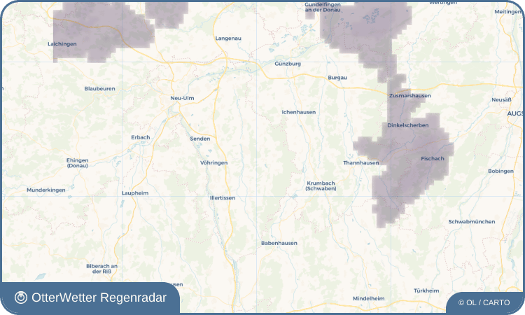 Wetter-Widget-Vorschau mit Vorhersagedaten für Biberach
