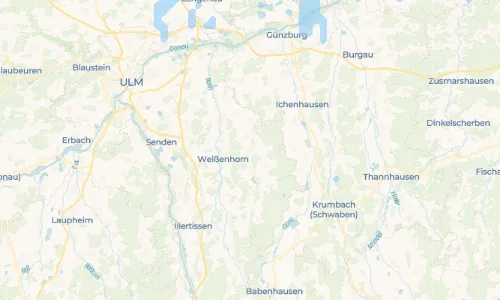 Regenradar Vorschaubild - Aktuelle Niederschläge in Biberachzell und Umgebung
