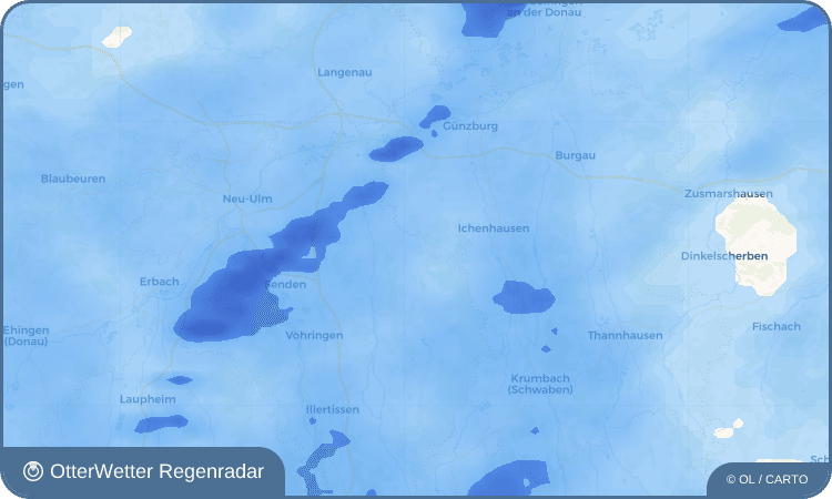 Wetter-Widget-Vorschau mit Vorhersagedaten für Biberberg