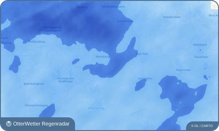 OtterWetter Regenradar-Widget Bichl