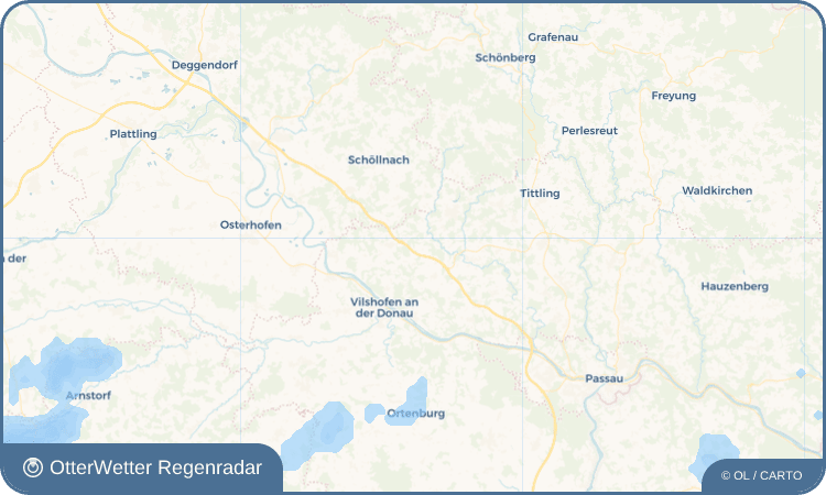 OtterWetter Regenradar-Widget Bichlberg