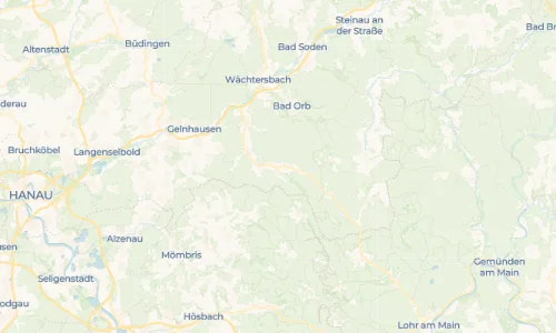 Regenradar Bieber: aktuelle Niederschläge in Bieber und Umgebung, Stand 31. Oktober 2026 um 23:25 Uhr