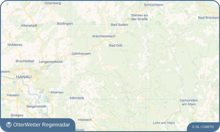 OtterWetter Regenradar-Widget Bieber