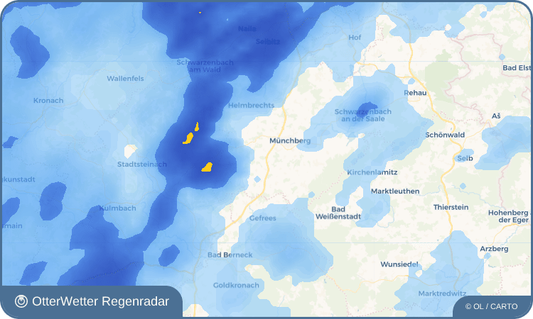 Wetter-Widget-Vorschau mit Vorhersagedaten für Biengarten