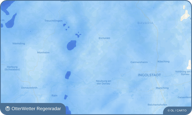 OtterWetter Regenradar-Widget Biesenhard