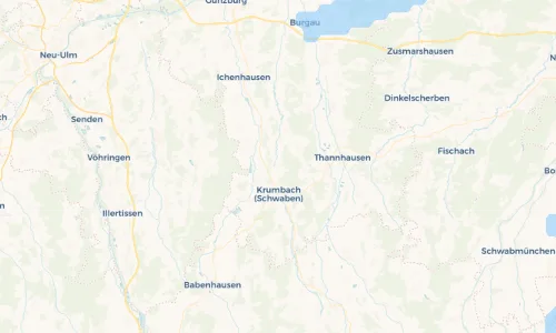Regenradar Vorschaubild - Aktuelle Niederschläge in Billenhausen und Umgebung