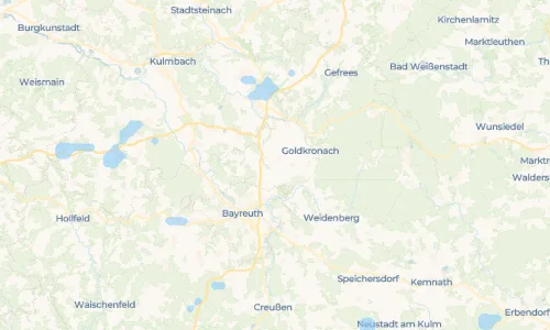 Regenradar Vorschaubild - Aktuelle Niederschläge in Bindlacher Berg und Umgebung