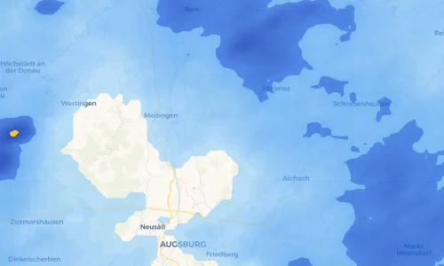 Regenradar Vorschaubild - Aktuelle Niederschläge in Binnenbach und Umgebung