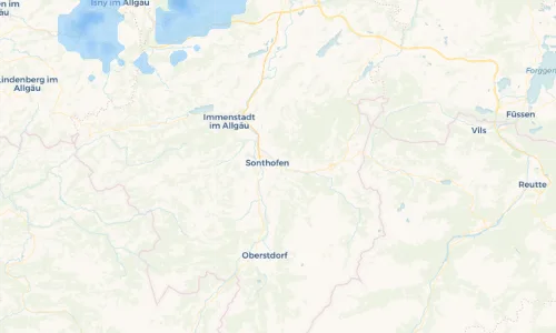 Regenradar Vorschaubild - Aktuelle Niederschläge in Binswangen und Umgebung