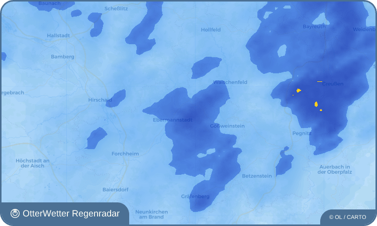 OtterWetter Regenradar-Widget Birkenreuth