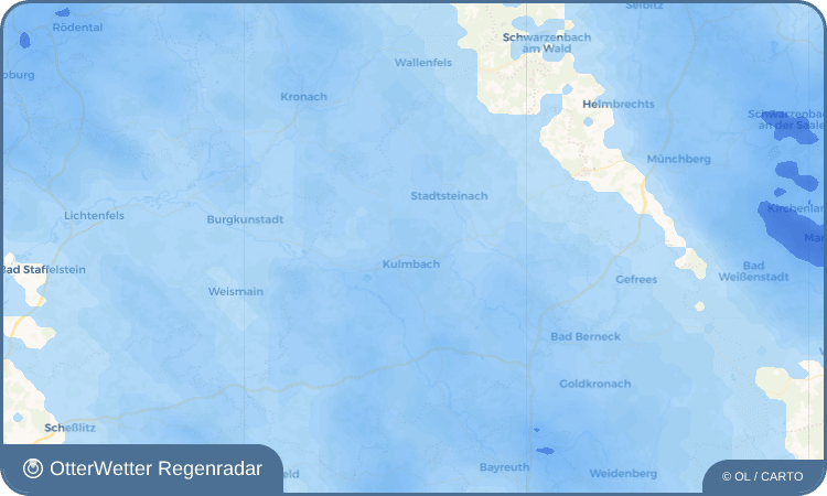 OtterWetter Regenradar-Widget Blaich