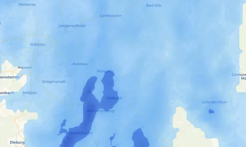 Regenradar Vorschaubild - Aktuelle Niederschläge in Blankenbach und Umgebung