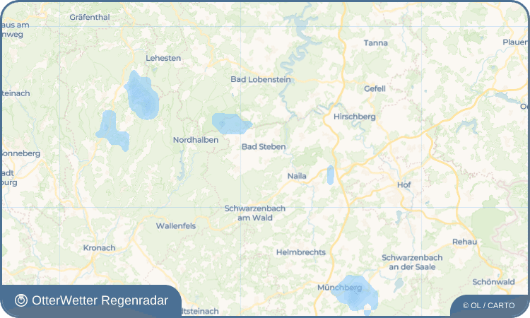 OtterWetter Regenradar-Widget Bobengrün