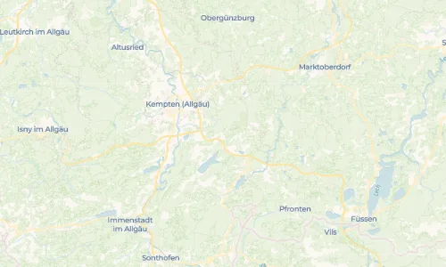 Regenradar Vorschaubild - Aktuelle Niederschläge in Bodelsberg und Umgebung