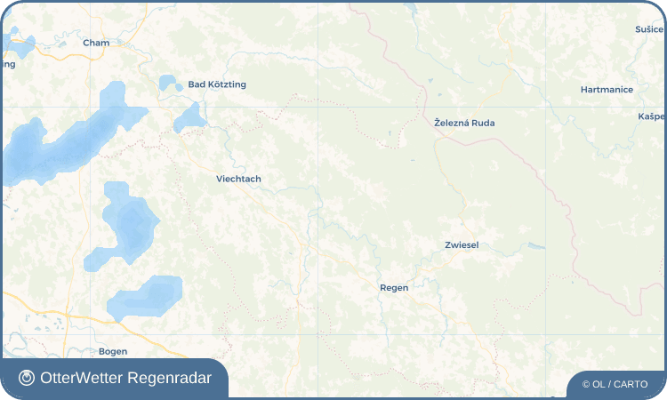 OtterWetter Regenradar-Widget Böbrach