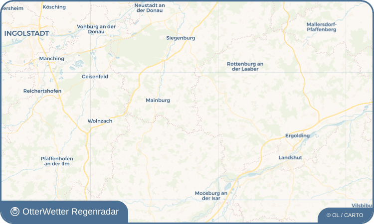 OtterWetter Regenradar-Widget Böham
