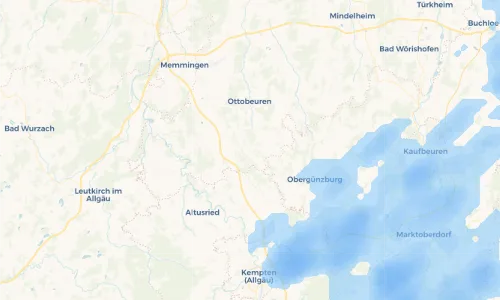 Regenradar Vorschaubild - Aktuelle Niederschläge in Böhen und Umgebung